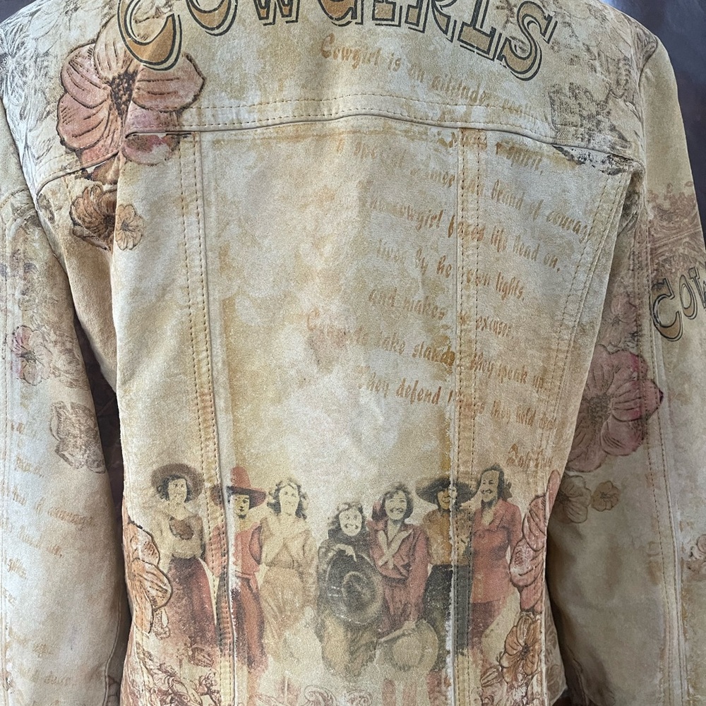 Rare Vintage Double D Ranch Tan Leather Jacket - Picture 3 of 11